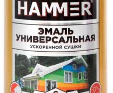 Эмаль универсальная "HAMMER" 0,9кг ПФ-115