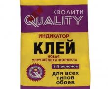 Клей обойный "QUALITY"индикатор 0,2кг.