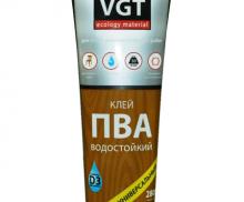 Клей ПВА влагостойкий "VGT" 280г