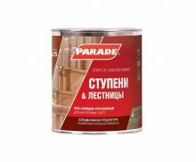 Алкидно-уретановый лак Parade L15 Ступени & Лестницы 0,75л (матовый/полуматовый/глянцевый)