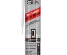 Герметик силиконовый нейтральный, белый, Sila PRO Max Sealant Neutral Silicone, 290 мл.