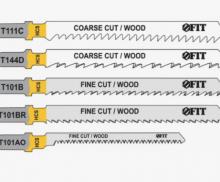 Набор полотен для электролобзика 5 шт.FIT  (T111C T144D T101B T101BR T101AO)