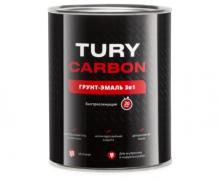 Грунт-эмаль по ржавчине 3в1 TURY Carbon (0.9 кг)