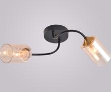01608-0.3-02 BK+BRASS светильник потолочный