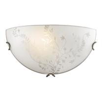 018 GLASSI SN 180 Бра стекло/белое E27 1*100Вт 300х160 KUSTA