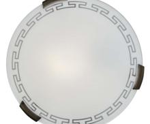161/K GLASSI SN 108 Светильник стекло/белое E27 2*60Вт D300 GRECA
