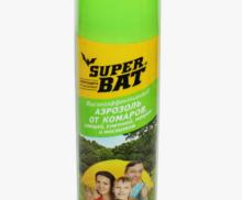 Аэрозоль SuperBAT "Для всей семьи" от комаров, клещей и прочих 150 мл