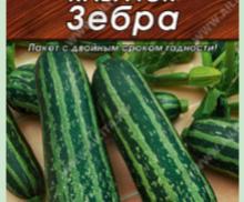 Кабачок цуккини Зебра (10шт)
