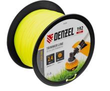Леска FLEX CORD круглая 2.4 мм, 192 м, на DIN катушке для триммера Denzel 96280