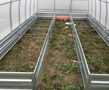 Комплект из 2х грядок в теплицу 3*6м.(20*70*575)