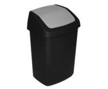 Ведро для мусора CURVER Swing bin 25л пластик черный