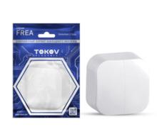 Выключатель 2-кл. ОП Frea 10А IP20 250В АБС-пластик бел. TOKOV ELECTRIC TKE-FR-V2-C01