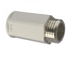 Удлинитель 1/2"х 20 мм V&G VALOGIN латунный