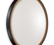 3045/CL PALE SN 029 Светильник пластик/белый/черно-золотой LED 30Вт 4000К D355 IP43 KLAPA