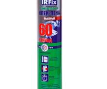 Клей-пена быстый IRFIX 60 секунд, универсальный, 800мл, 900гр