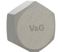 Заглушка 3/4 ВР V&G VG-207202 никель