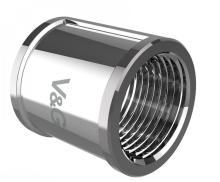 Муфта соединительная ВхВ, хромированная 1" VALOGIN VG-204403