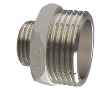Ниппель бочонок переходной НхН 1/2" x 1/4" VALOGIN VG-203202