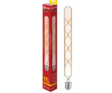 Лампа светодиодная LED-T30-deco gold 11Вт 230В Е27 3000К 1160Лм 300мм золотистая IN HOME