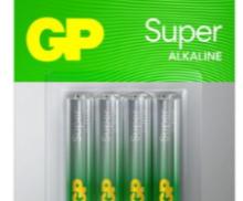 Батарейки GP Super G-Tech AAA (LR03) щелочные, 4 шт.