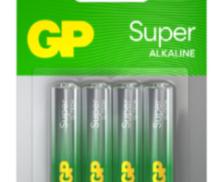Батарейки GP Super G-Tech AA (LR6) щелочные, 4 шт.