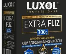 Клей обойный Luxol Extra Fliz Professional для флизелиновых обоев 200гр