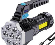 Фонарь аккумуляторный LED53404 4В 7LED+COB 3Вт 4 реж USB бокс черн. Ultraflash 15033