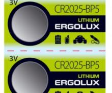 Элемент питания Ergolux CR2025 BL5