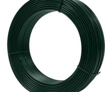 Проволока вязальная оцинкованная сталь в ПВХ RAL 6005 – зеленый мох
