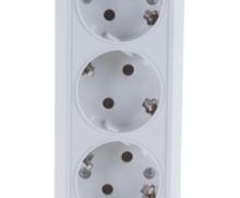 Розетка 3 ОП с заземлением "Олимп"