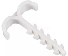 Дюбель-хомут Т-образ. 4-12мм нейлон бел. (уп.25шт) IEK