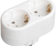 Разветвитель 2-м 16А IP20 Т-01/02 кругл. IEK WTP10-16-02