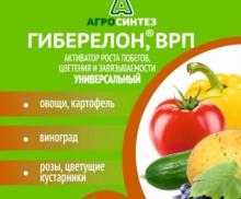 Гиберелон 2гр. (стимулятор роста побегов, цветения, завязей, бутонов) Агросинтез