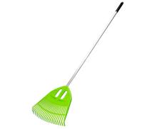 Веерные пластиковые грабли PALISAD 495x1680 мм, 23 плоских зуба, алюминиевый черенок 61805