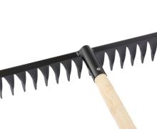 Грабли витые СИБРТЕХ 16 зубьев, стальные с черенком 61763