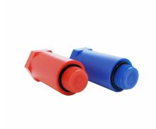 Комплект заглушек монтажных 1/2 красная и синяя