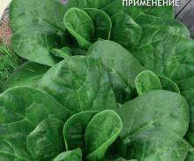 Шпинат семена Садовита Жирнолистный