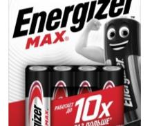 Батарейка Energizer MAX LR6/316/AA BL4