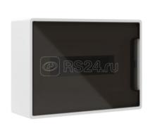 Щиток настенный Фрейм (FRAME) ЩРн-п-18 18мод. IP41 с тонированной дверцей с 2 шинами PEN на 8+10 отверст. бел