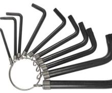 КЛЮЧИ ИМБУСОВЫЕ "TORX"  Т9-40  НА КОЛЬЦЕ