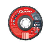 Круг шлифовальный по металлу OKINAWA 125 мм, коралловый 2023